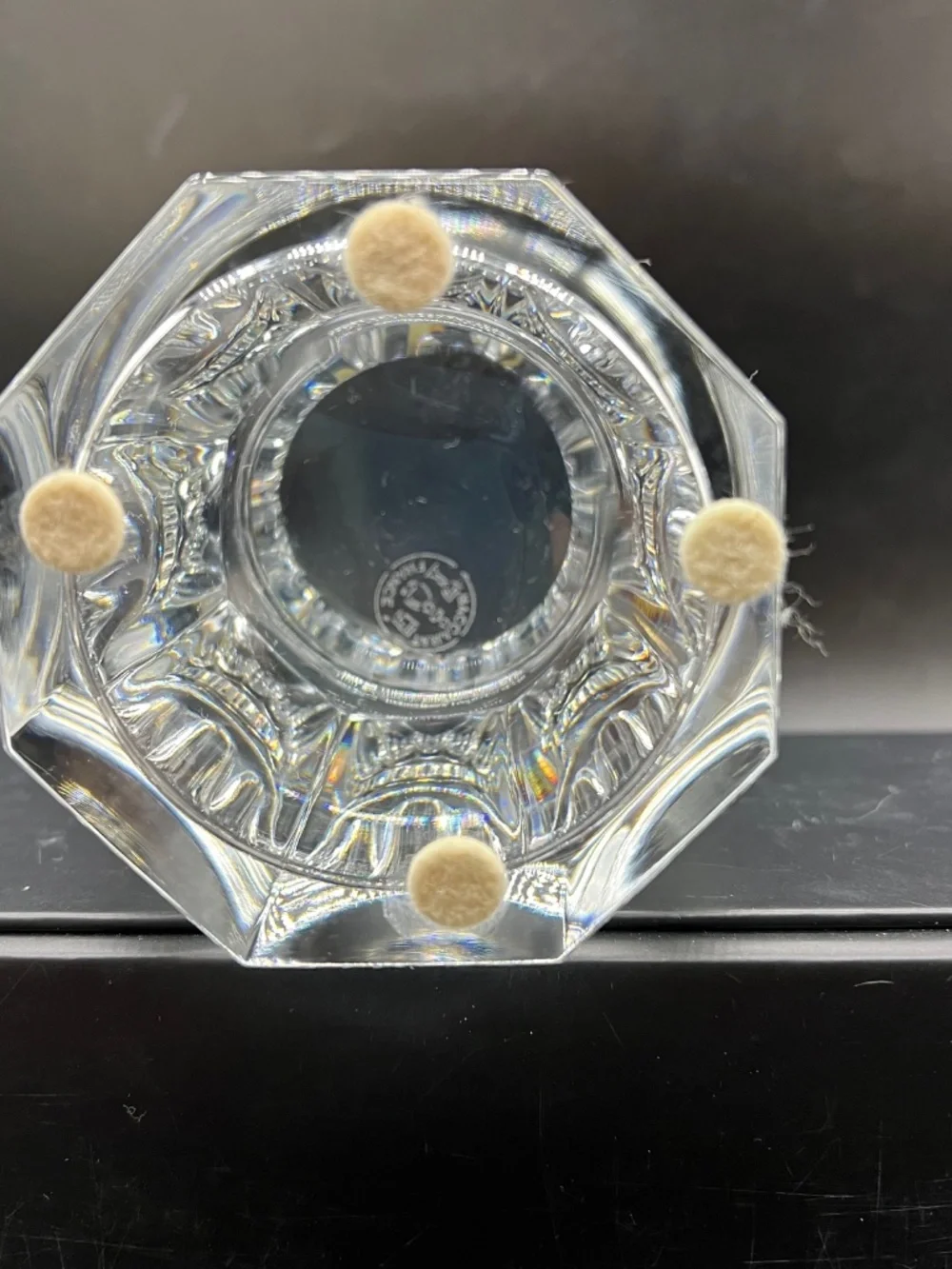Vintage Baccarat Edith, Heavy Cut Crystal Vase in Original Box
